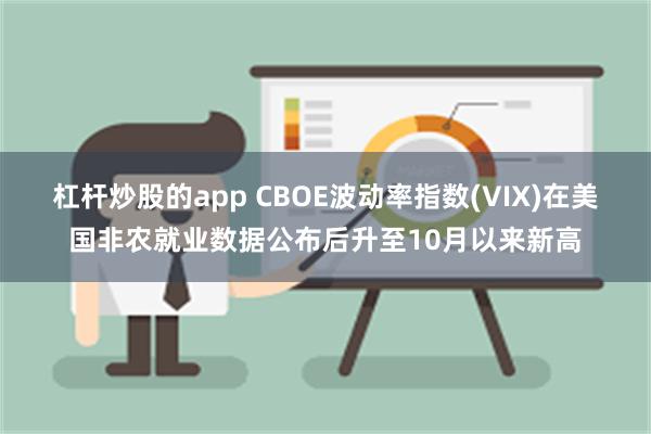 杠杆炒股的app CBOE波动率指数(VIX)在美国非农就业数据公布后升至10月以来新高