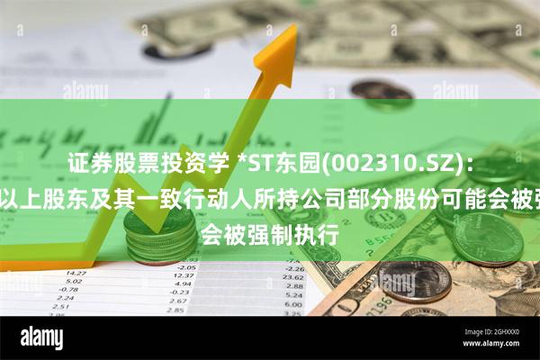 证券股票投资学 *ST东园(002310.SZ)：持股5%以